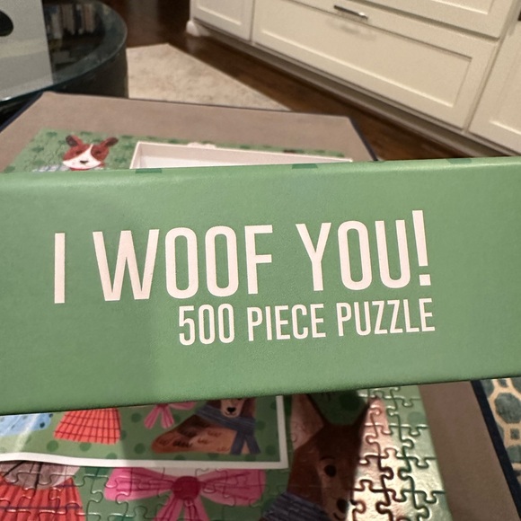 Puzzlefolk I Woof You 500 piece puzzle. All pieces are there.Excellent condition - Picture 4 of 5
